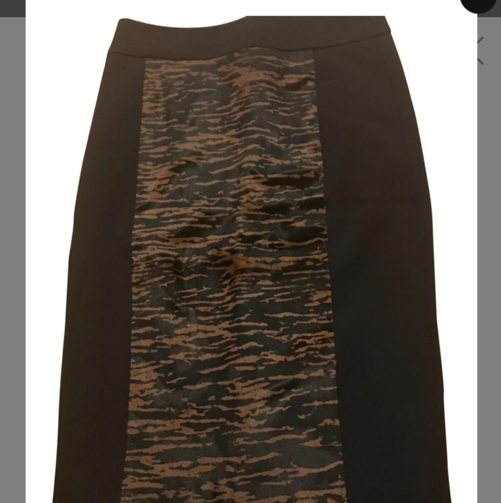 Etcetera real calf skirt size 2